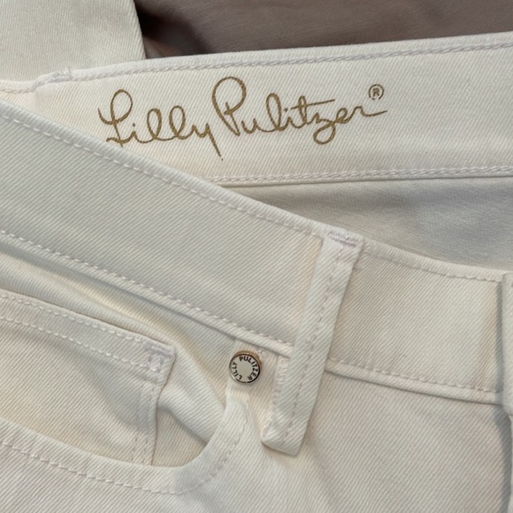 Lilly Pulitzer white flare jeans - Picture 3 of 6